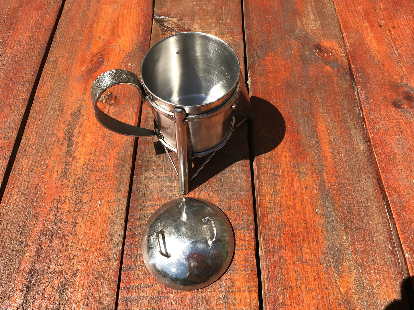 Cup, coffee, mug, tee cup, steel gift, SpaceX, Starhopper, beer stein, 11th anniversary, 11 year anniversary, steel anniversary, drinkware