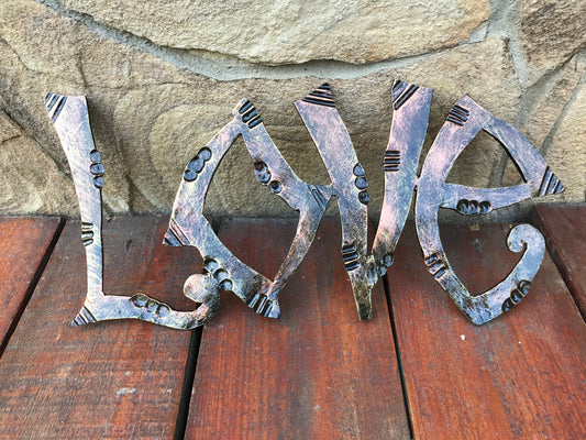 Steel letters, wall decor letters, word cutout, metal sign, metal wall initial, metal wall letters, metal wall name, metal wall lettering