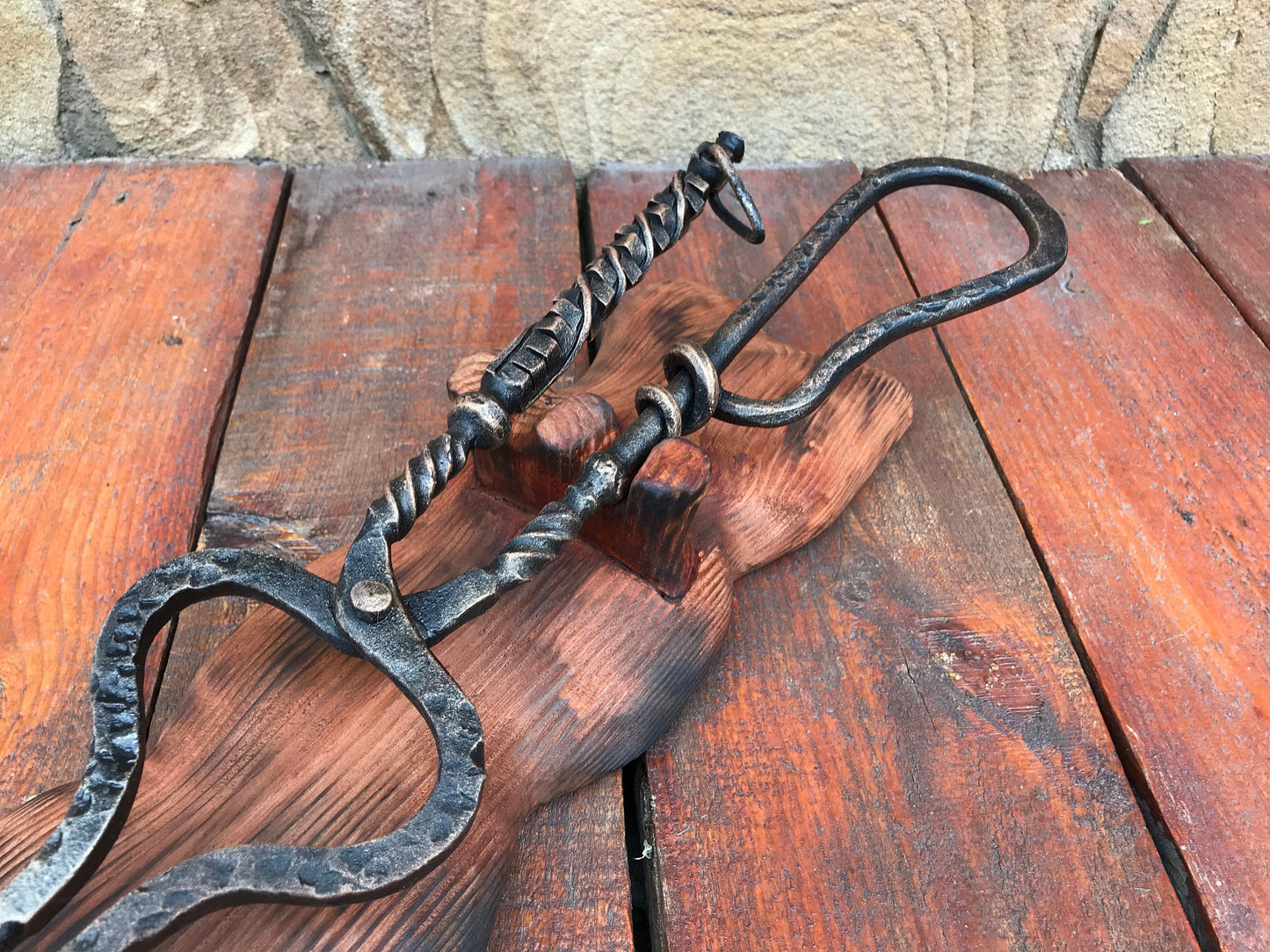 Fireplace tongs, tongs, personalized gift, tools, fireplace tool set, fireplace, fireplace accessories,fire poker,firewood holder,fire tools
