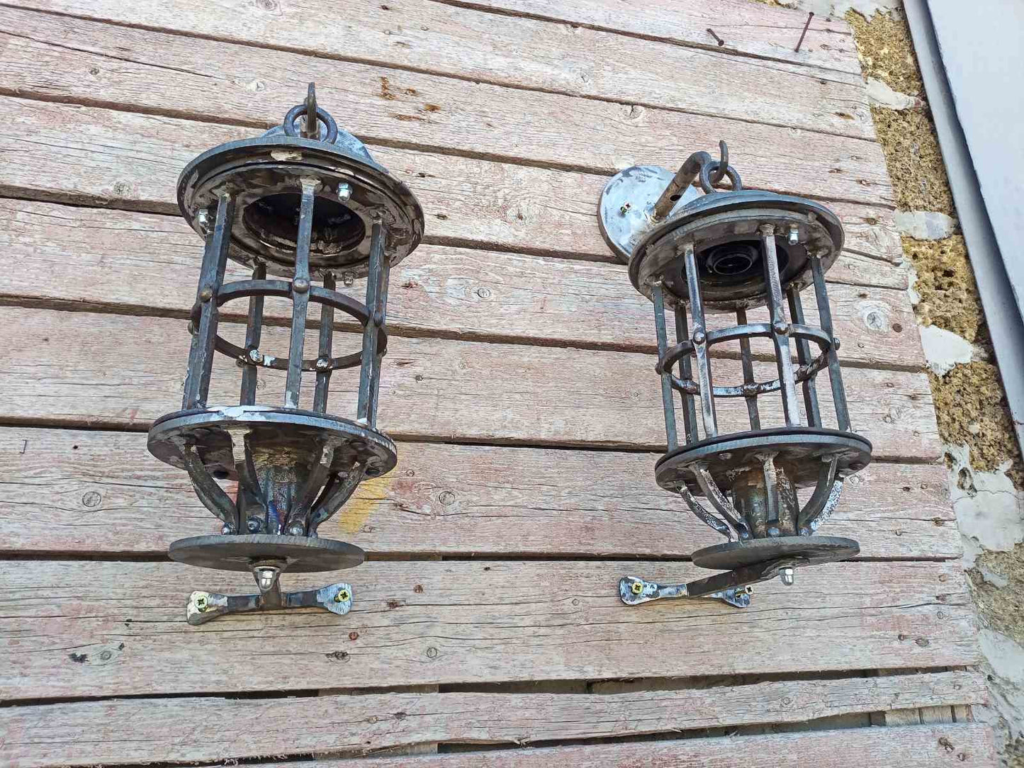 Wall sconce, wall lantern, viking lantern, candle holder, antique lantern, military gift, rustic lamp, Christmas gift, castle decor,medieval