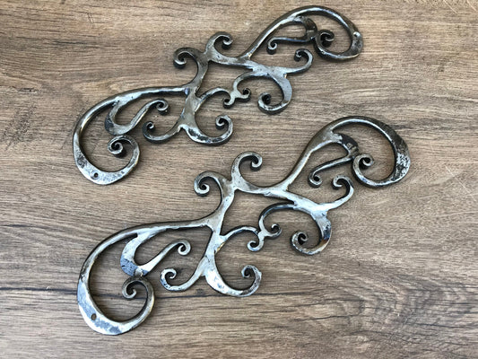 Hinges, false hinges, birthday, 6th anniversary, Christmas, wedding, steel gift, strap hinges, door handle, vintage hinges, door puller,knob