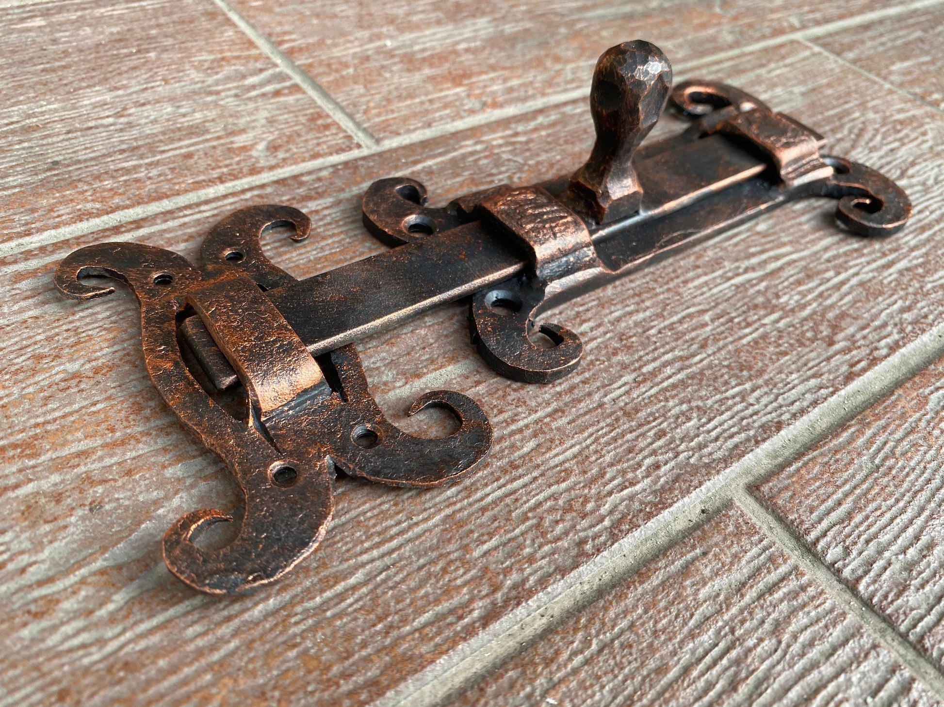 Latch, gate latch, iron gift, Christmas, barn door, hardware, garden gift, furniture hardware, door handle, birthday, wedding, Fathers day