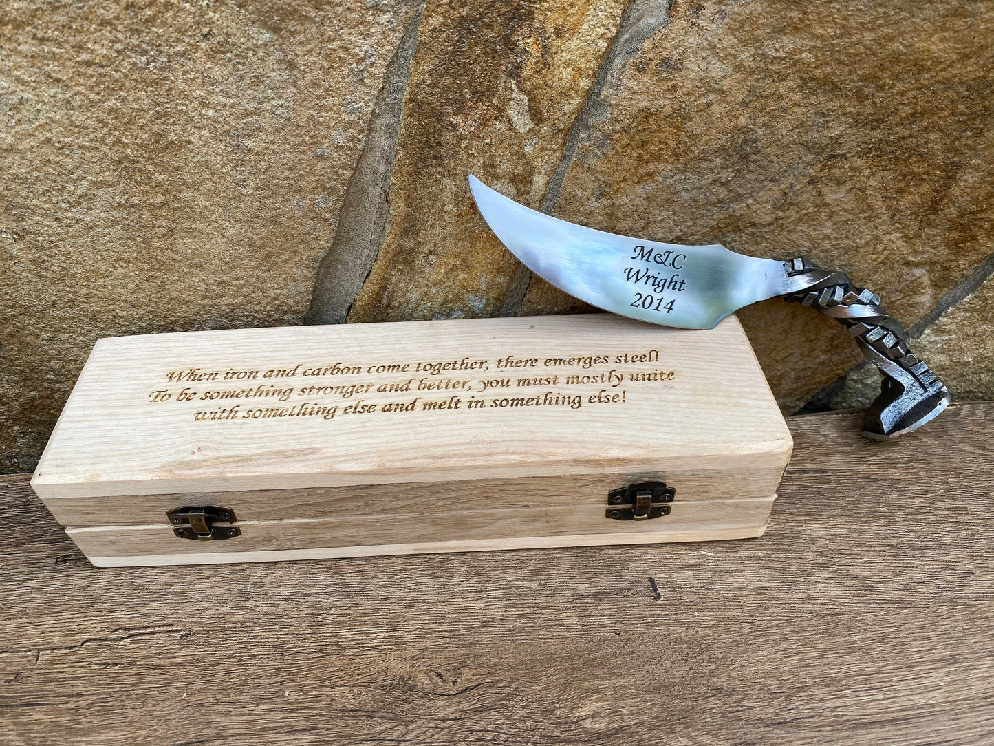 6th anniversary, railroad spike knife,  engagement gift, anniversary gift, wedding gift, arm gift,gift for boyfriend,gift for dad,axe,viking