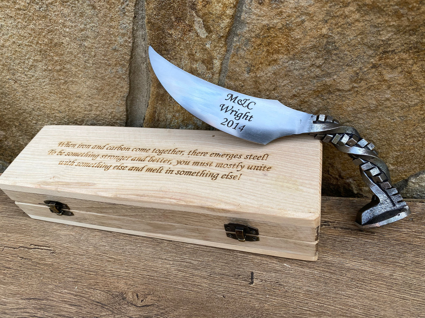 6th anniversary, railroad spike knife,  engagement gift, anniversary gift, wedding gift, arm gift,gift for boyfriend,gift for dad,axe,viking