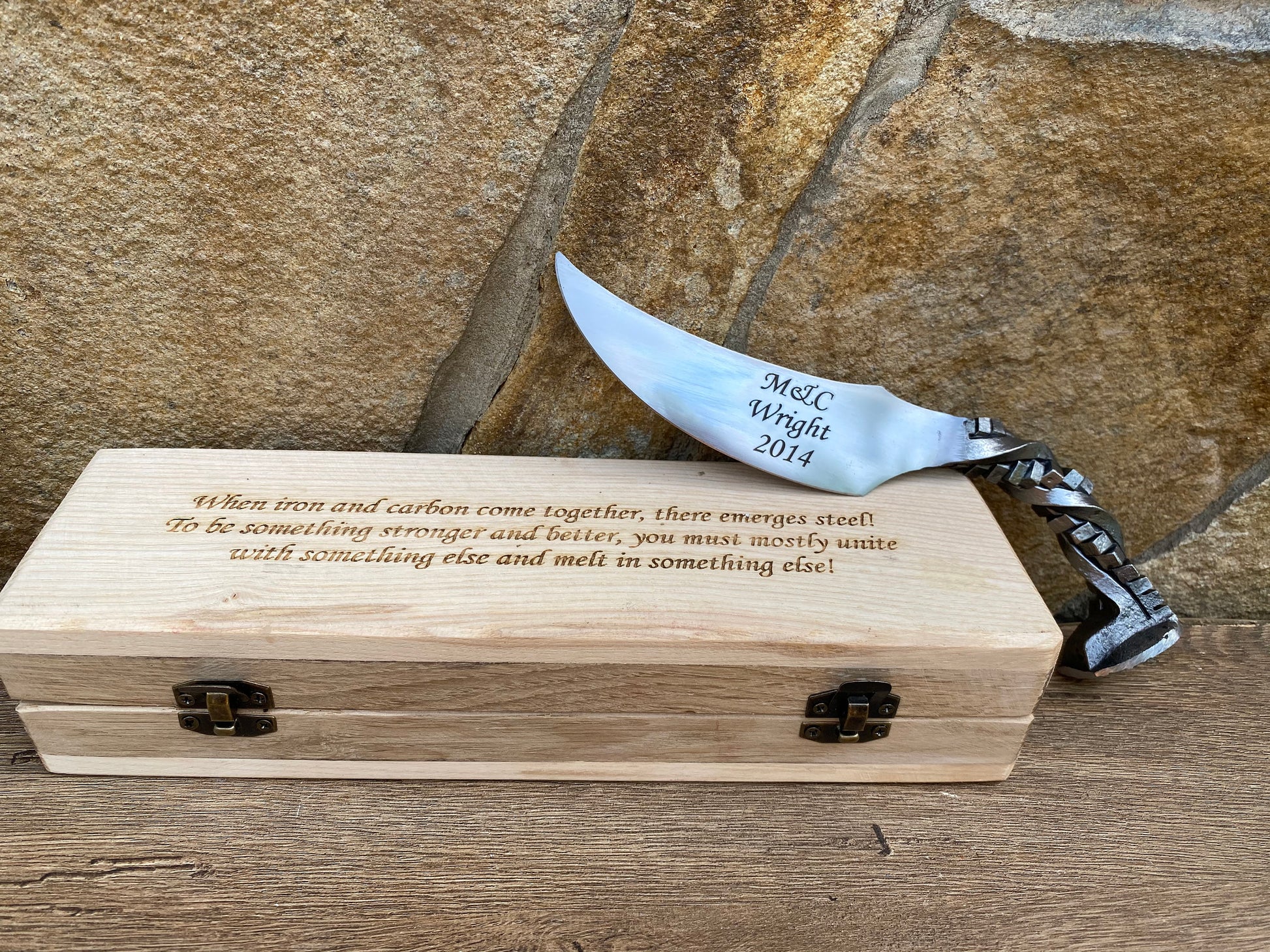 6th anniversary, railroad spike knife,  engagement gift, anniversary gift, wedding gift, arm gift,gift for boyfriend,gift for dad,axe,viking