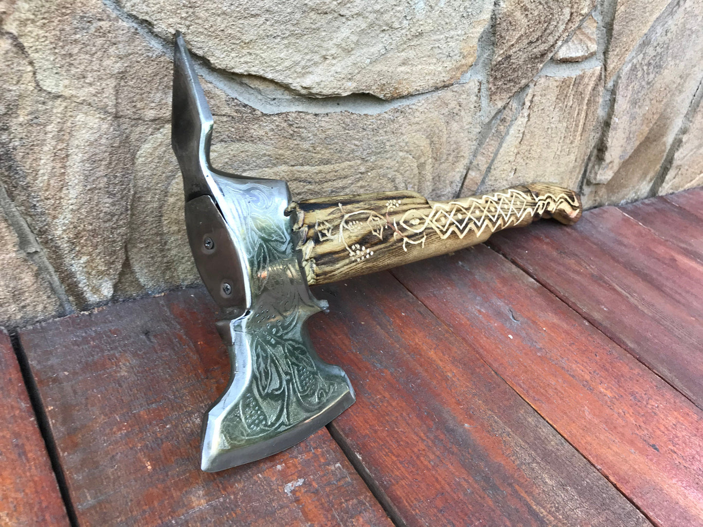 Viking axe, viking hatchet, tomahawk, mens gifts, medieval axe, viking axe warrior, birthday gift for man, rustic pagan hatchet, viking