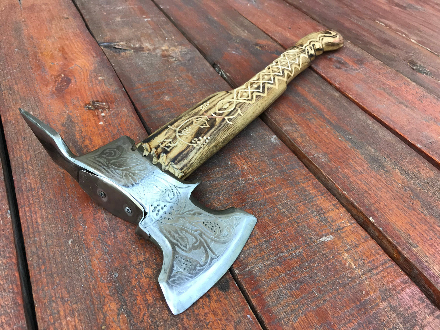 Viking axe, viking hatchet, tomahawk, mens gifts, medieval axe, viking axe warrior, birthday gift for man, rustic pagan hatchet, viking
