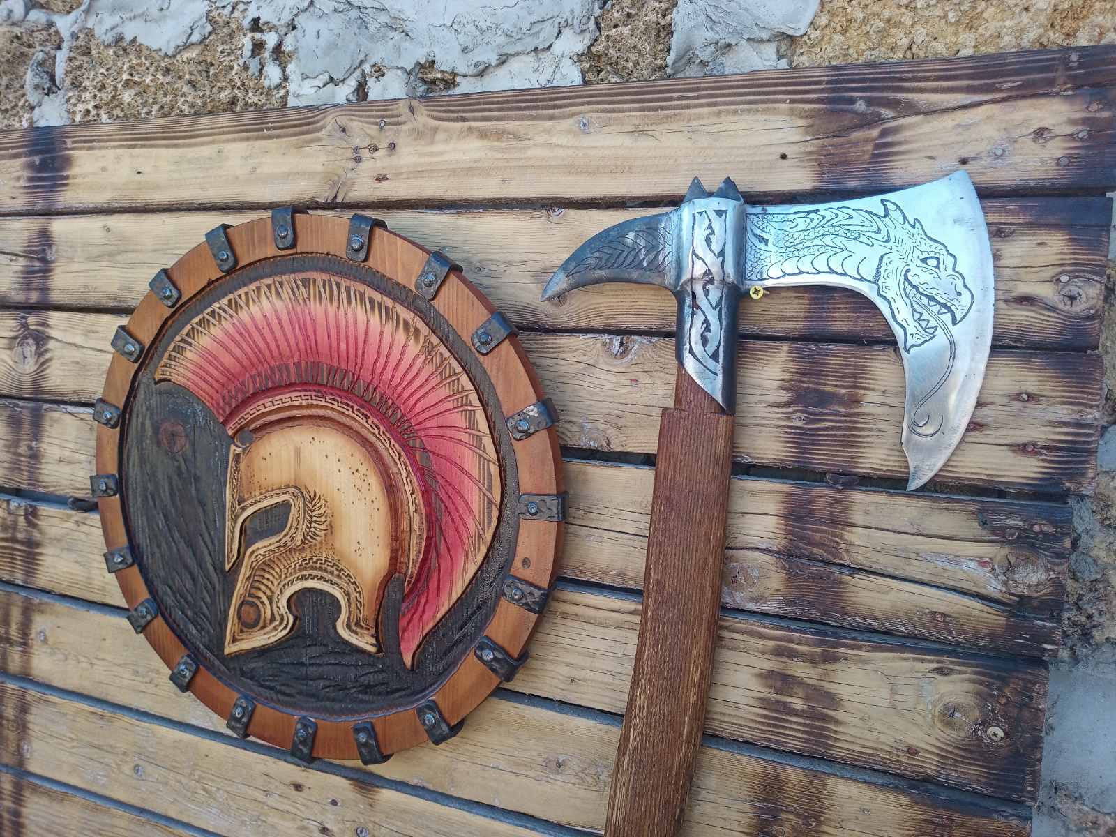Spartan shield, decorative shield, spartan, helm, shield, viking shield, cosplay shield, mens gift, viking gift,medieval shield,viking theme