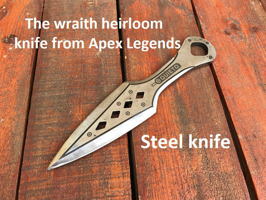 Wraith heirloom knife, Apex Legends, kunai, cosplay knife, iron gift, 6th anniversary, gift for men, axe, knife gift, iron anniversary,knife
