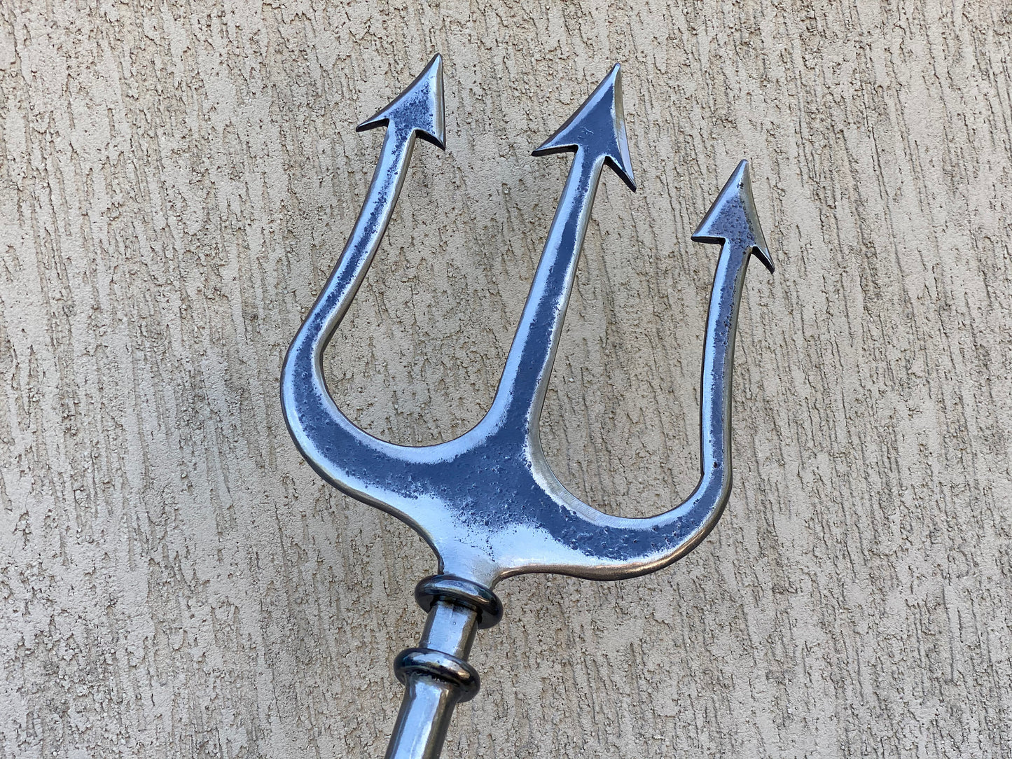 Trident, iron gift, 6th anniversary gift, cosplay weapon, birthday gift, ocean decor, coastal decor,iron gift idea, mermaid,Poseidon,Neptune