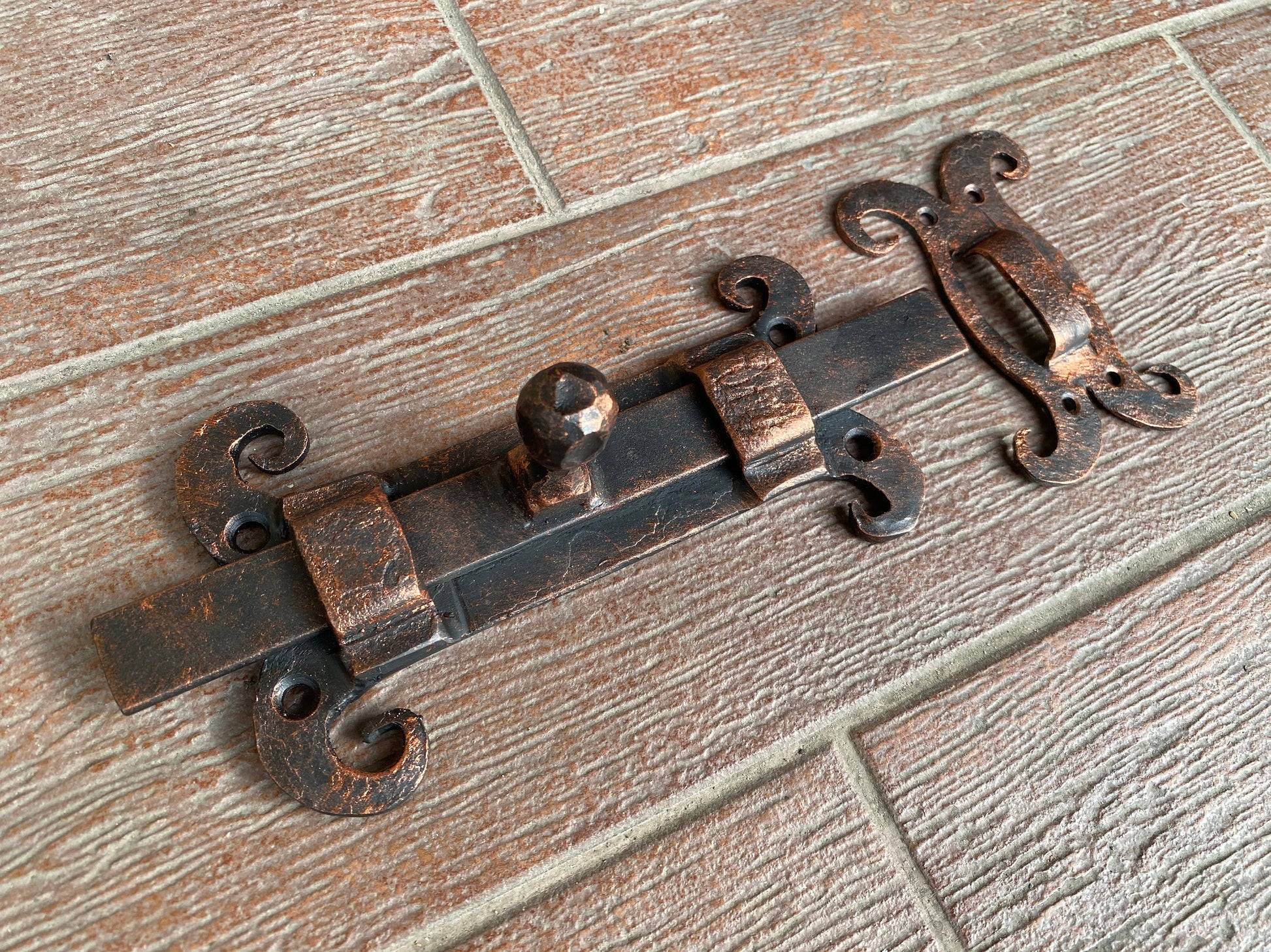 Latch, gate latch, iron gift, Christmas, barn door, hardware, garden gift, furniture hardware, door handle, birthday, wedding, Fathers day