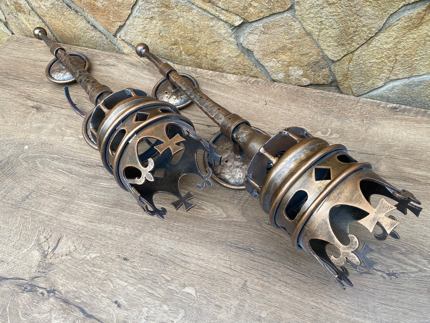 Medieval torch, wall sconce, light fixture, sconce torch, torch sconce, torch, fire torch, birthday gift, castle torch, castle decor, viking