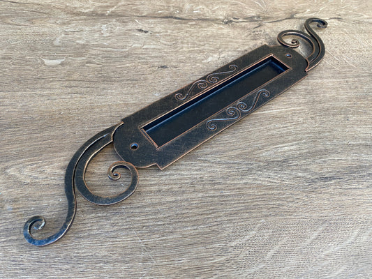 Flush pull, door handle, barn door handle, iron gift, iron door handle, door pulls, door pull,gate pull, barn door pull,anniversary,birthday