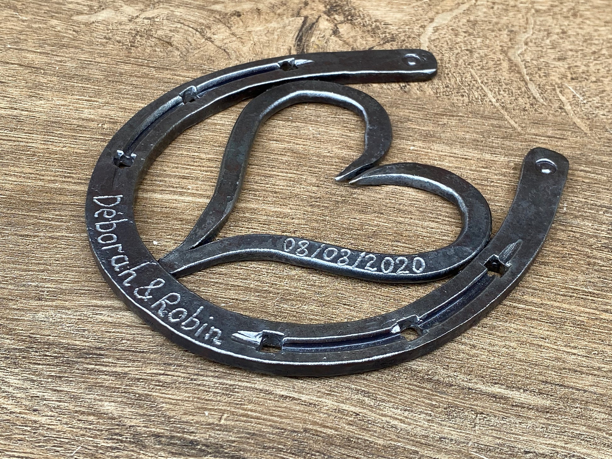 Iron horseshoe, 6th anniversary gift, iron anniversary, iron anniversary gift, iron gift, 6th anniversary, iron heart, iron gift, horseshoe
