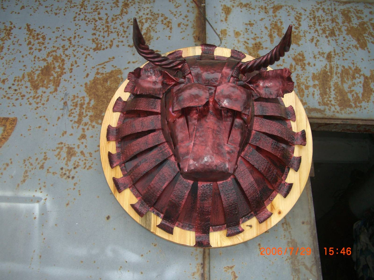 Decorative shield, shield, viking shield, bull, cosplay shield, mens gift, carved bull skull, medieval shield, bull decor, medieval gift