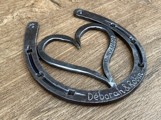 Iron horseshoe, 6th anniversary gift, iron anniversary, iron anniversary gift, iron gift, 6th anniversary, iron heart, iron gift, horseshoe