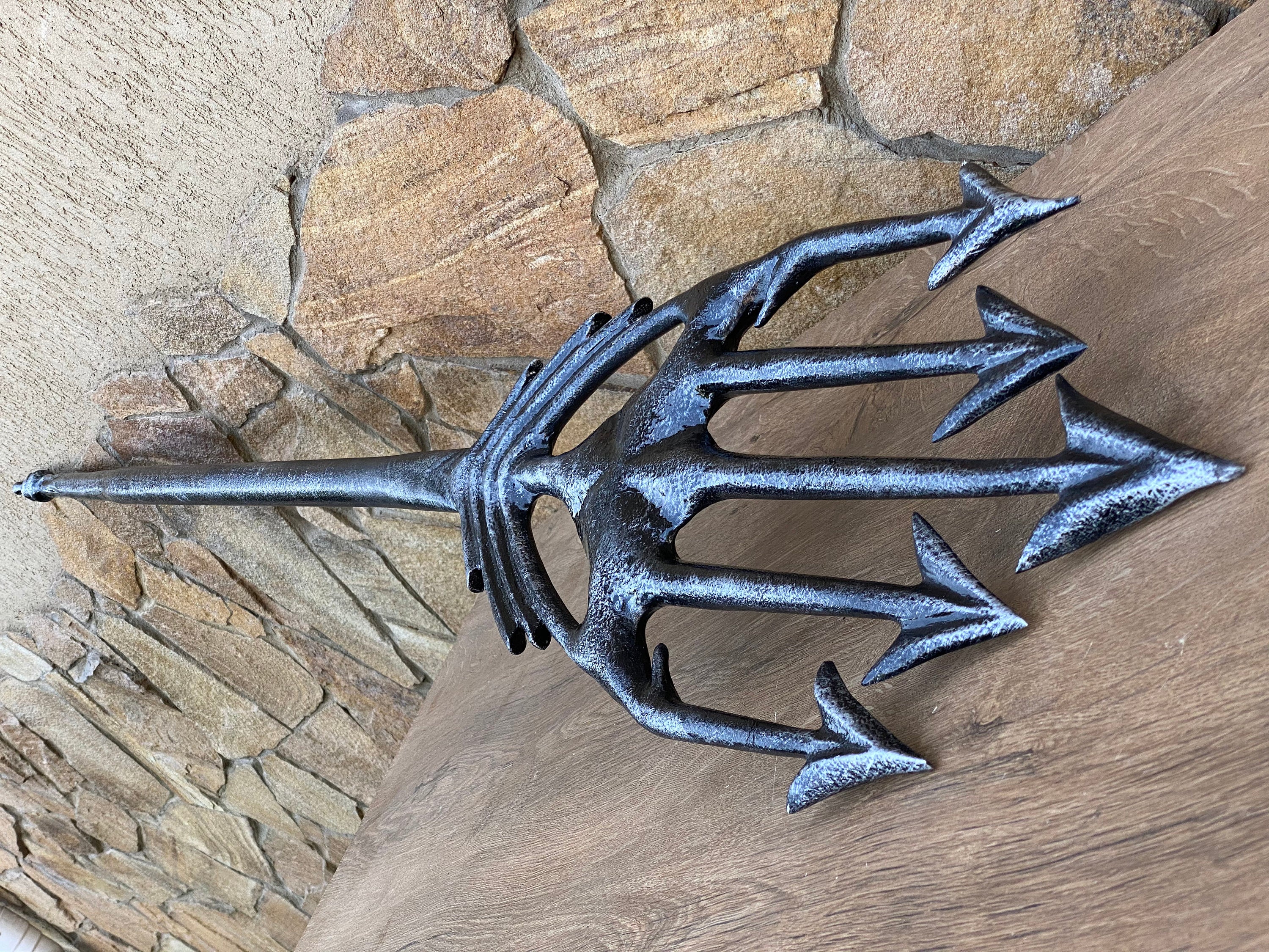 Aquaman trident party decor Christmas gift iron gift cosplay armor cosplay weapon birthday gift ocean gift Neptune Poseidon viking