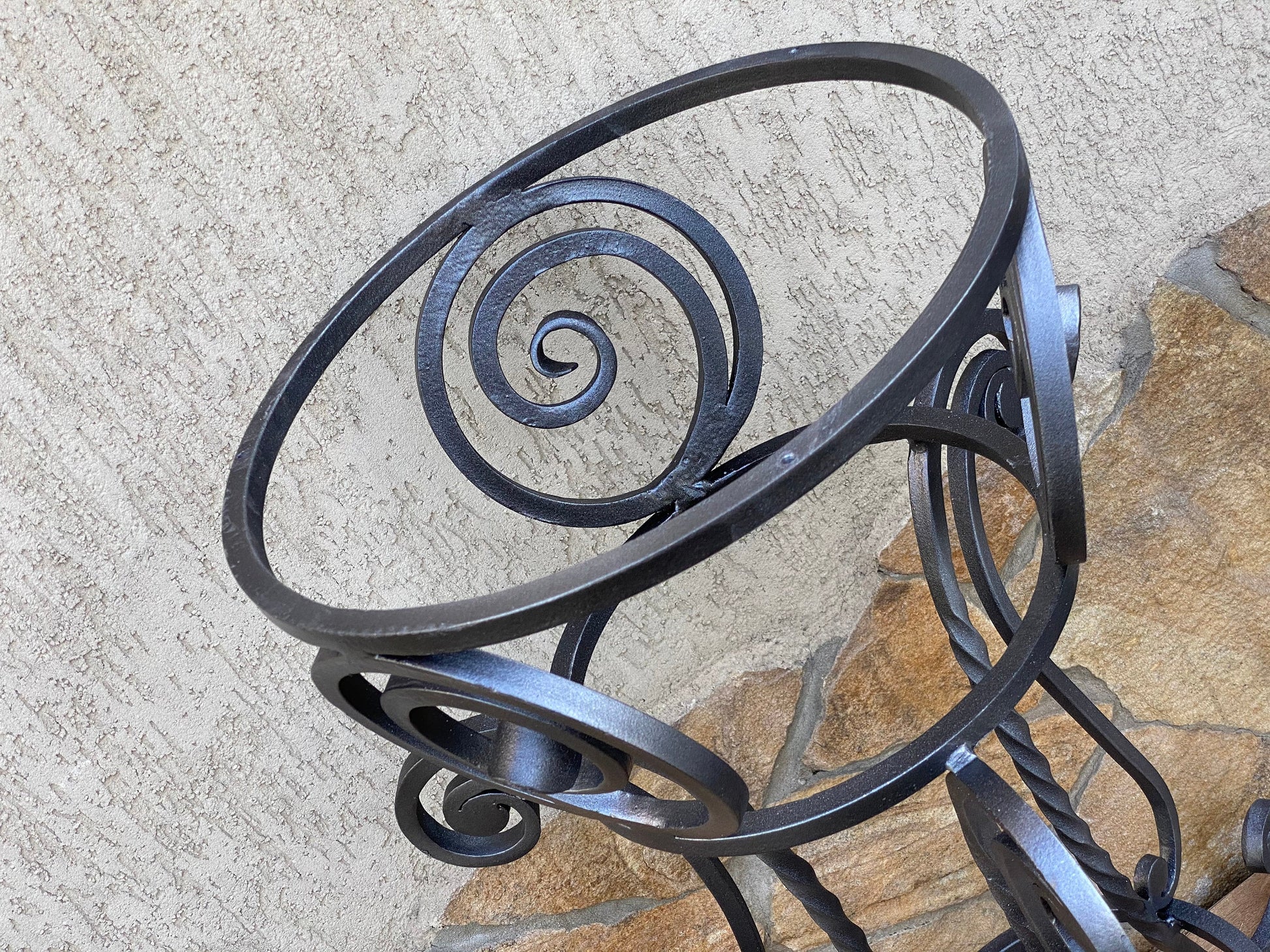 Plant stand, floor planter, garden decor, iron gift, gift for wife, flower lover, plant hook,Christmas gift,gift for grandma,retirement gift