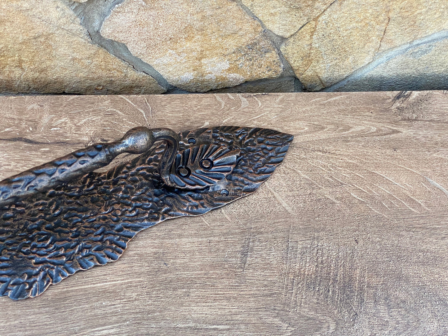 Door handle, door accessory, hand forged door handle, barn door pull, door pull, door hardware, door knob, door decor, DIY, iron gift, barn