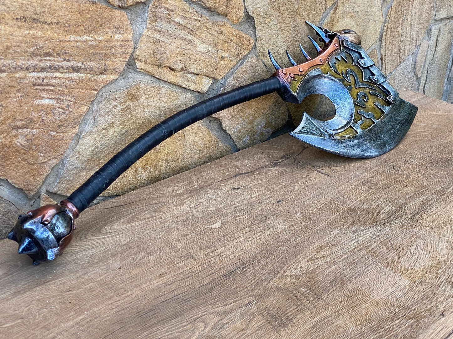 Decorative axe, cosplay axe, cosplay armor, mens gifts, viking armor, anniversary gift, birthday gift, holiday, dads gift, gift for men