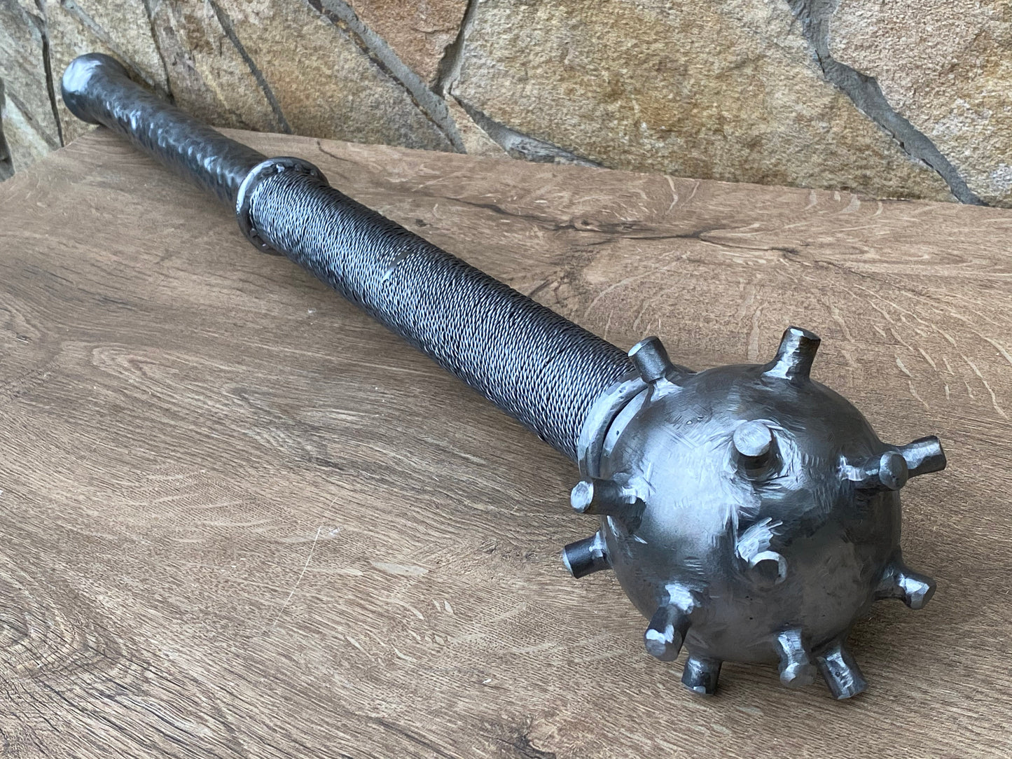 Decorative mace, viking mace, iron anniversary, cosplay, mace, sport, fitness, gym, flail, warrior, cosplay weapon, mens gifts,iron gift,axe