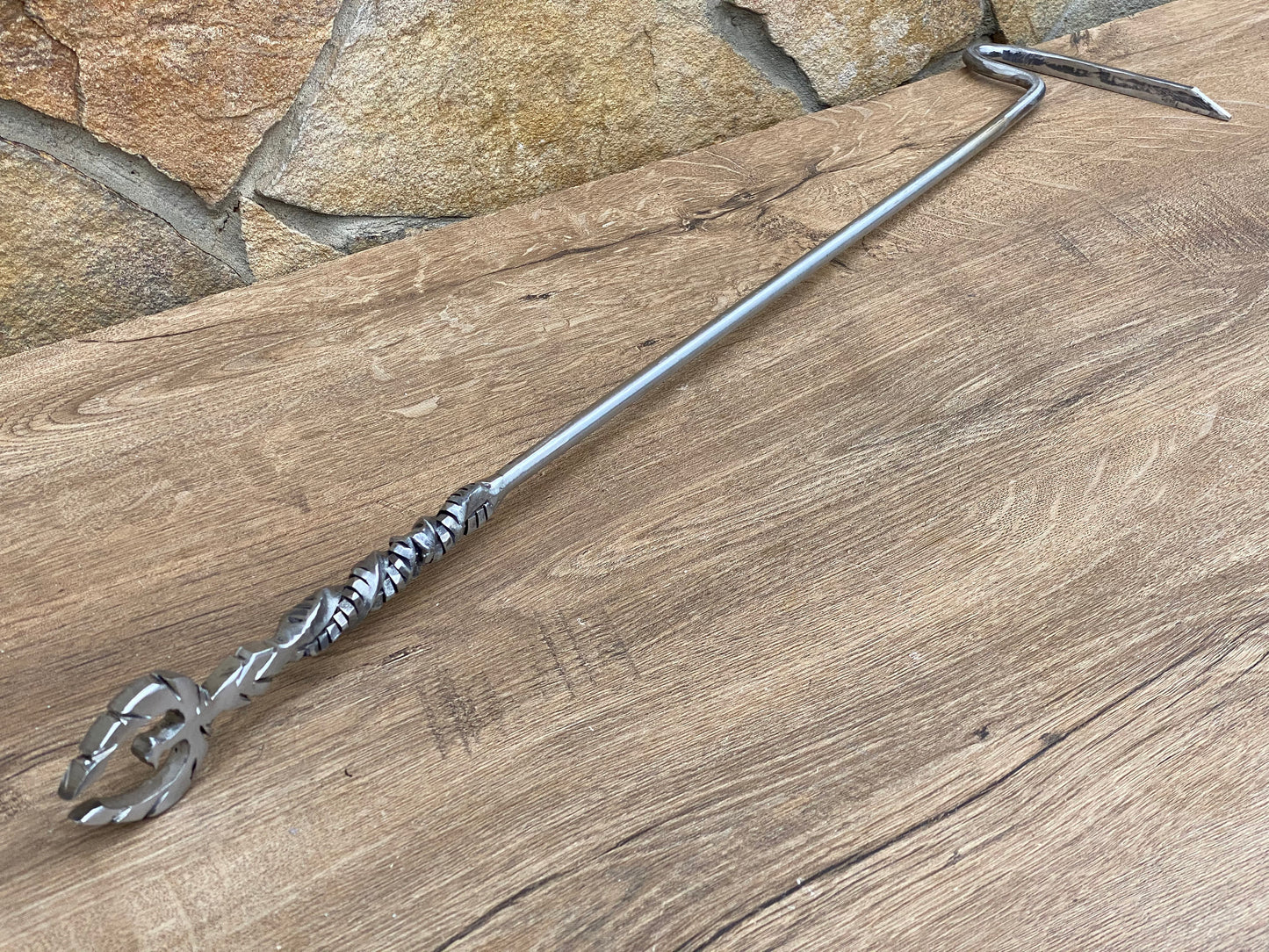 Stainless steel fire poker, phoenix, birthday, fireplace poker, Christmas, fire poker, BBQ, fireplace tool, Fathers day, fire pit,steel gift