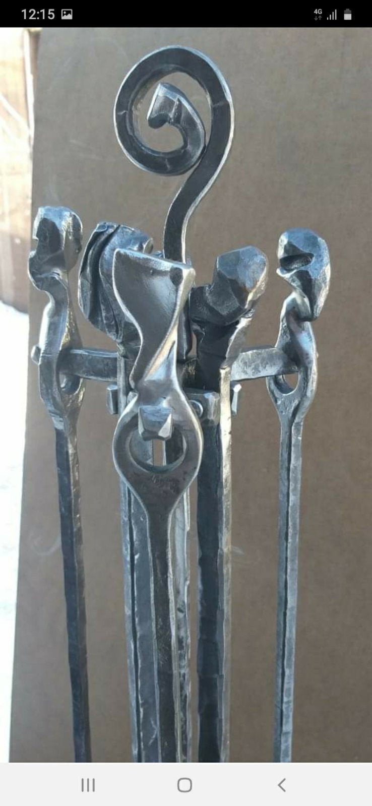 Fireplace tools, fireplace, fire poker, iron gift, steel gift, birthday gift, anniversary gift, Chritmas gift, mens gift, gift for dad