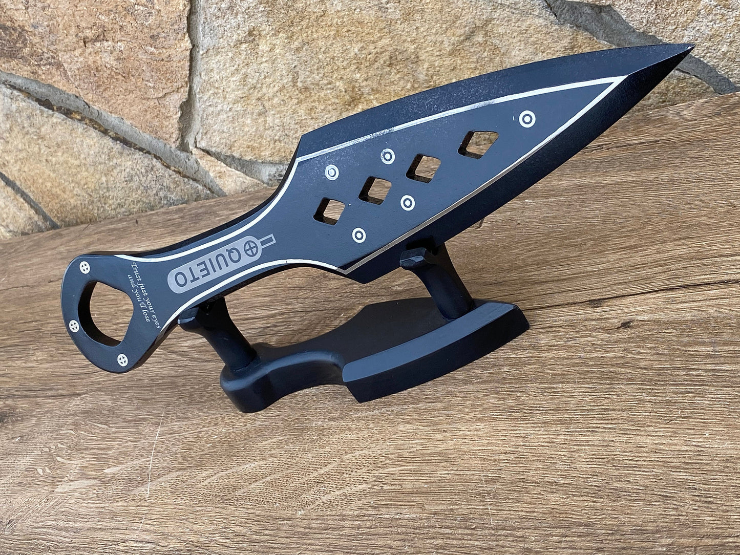 Kunai, Apex Legends, Wraith heirloom knife, steel gift, military gift, graduation gift, game player, birthday, Christmas, knife, mens gift