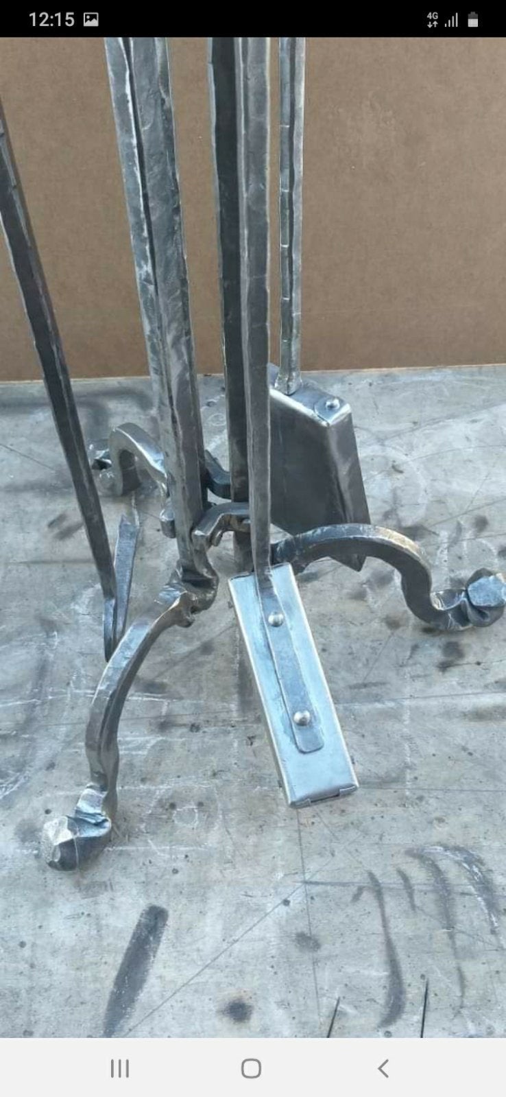 Fireplace tools, fireplace, fire poker, iron gift, steel gift, birthday gift, anniversary gift, Chritmas gift, mens gift, gift for dad