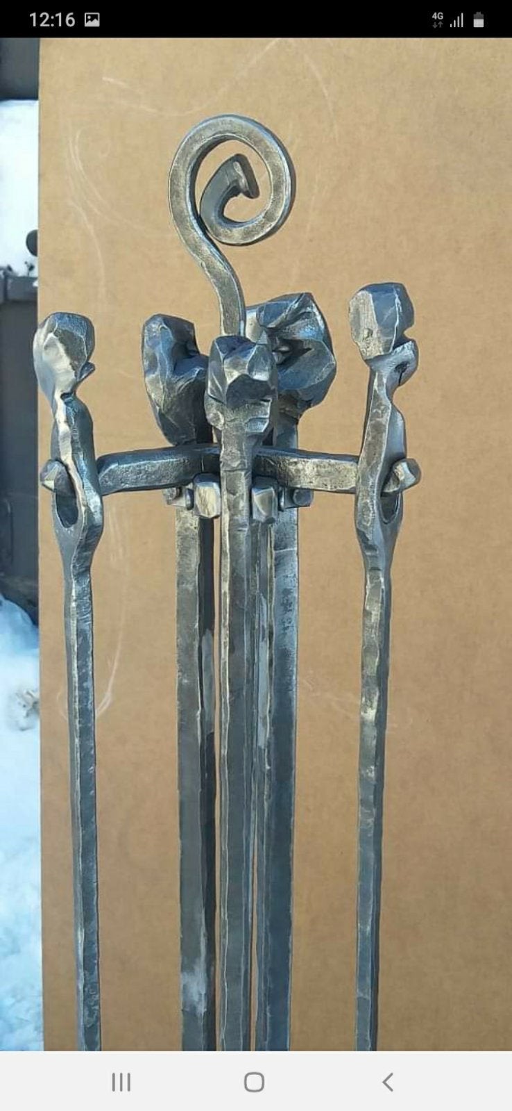 Fireplace tools, fireplace, fire poker, iron gift, steel gift, birthday gift, anniversary gift, Chritmas gift, mens gift, gift for dad