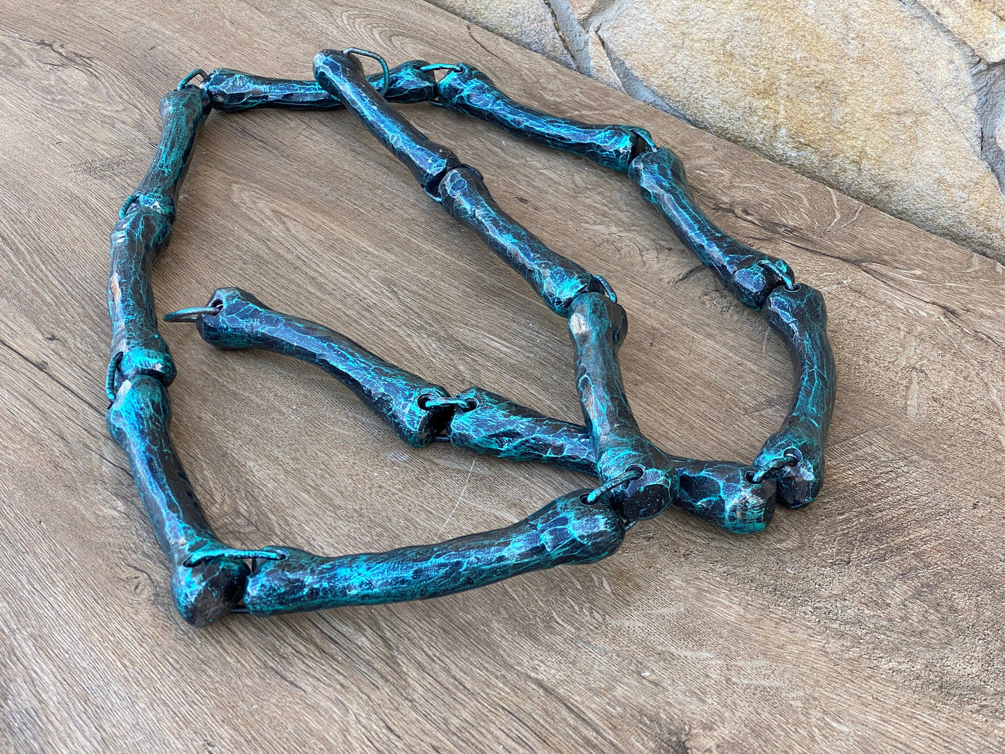 Chain, hand forged chain, comics, gamer, medieval, iron gift, steel gift, garden decor, hardware, vintage, birthday, Christmas, party decor