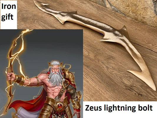 Zeus lightning bolt, Greek mythology, lightning bolt, Greek god, sword, thunder, trident, Zeus, lightning, thunderbolt, cosplay, Christmas