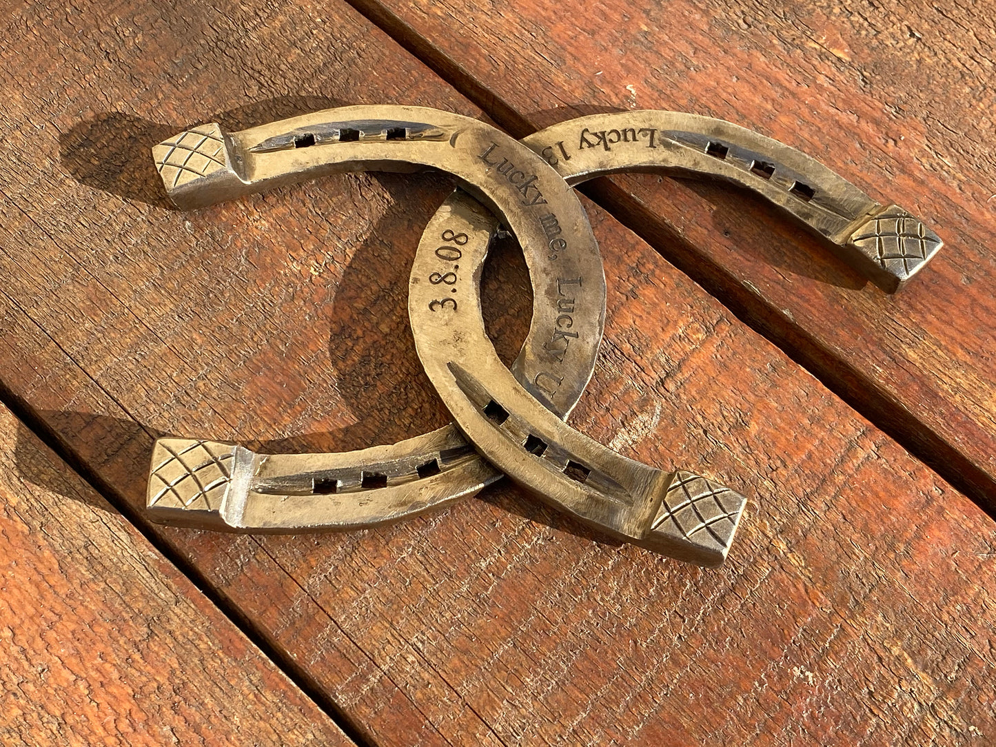 Entwined horseshoes, iron anniversary, iron horseshoe, 6th anniversary, iron anniversary gift, iron gift, steel anniversary, horseshoe