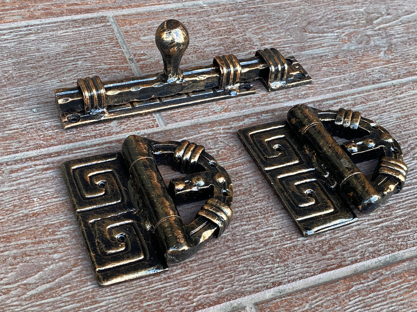 Hinges, latch, lock, door hinge, cabinet hinge, door hardware, hardware, door handle, barn door handle, door decor, vintage, medieval