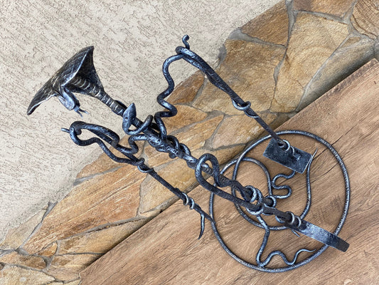 Fireplace tools, snake, fireplace tool set, fireplace, snake decor,fireplace accessories,fire poker,iron gift,birthday,anniversary,Christmas