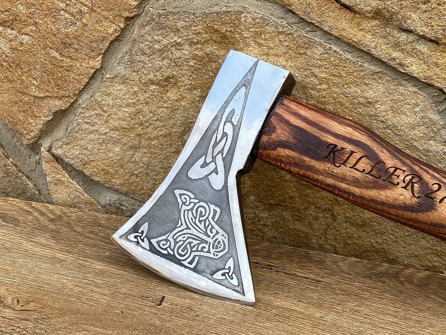 Viking axe, wolf, mens gifts, Celtic wolf, viking armor, runic, runes, runes decor, engraved runes, runic gift, birthday gift,Christmas gift