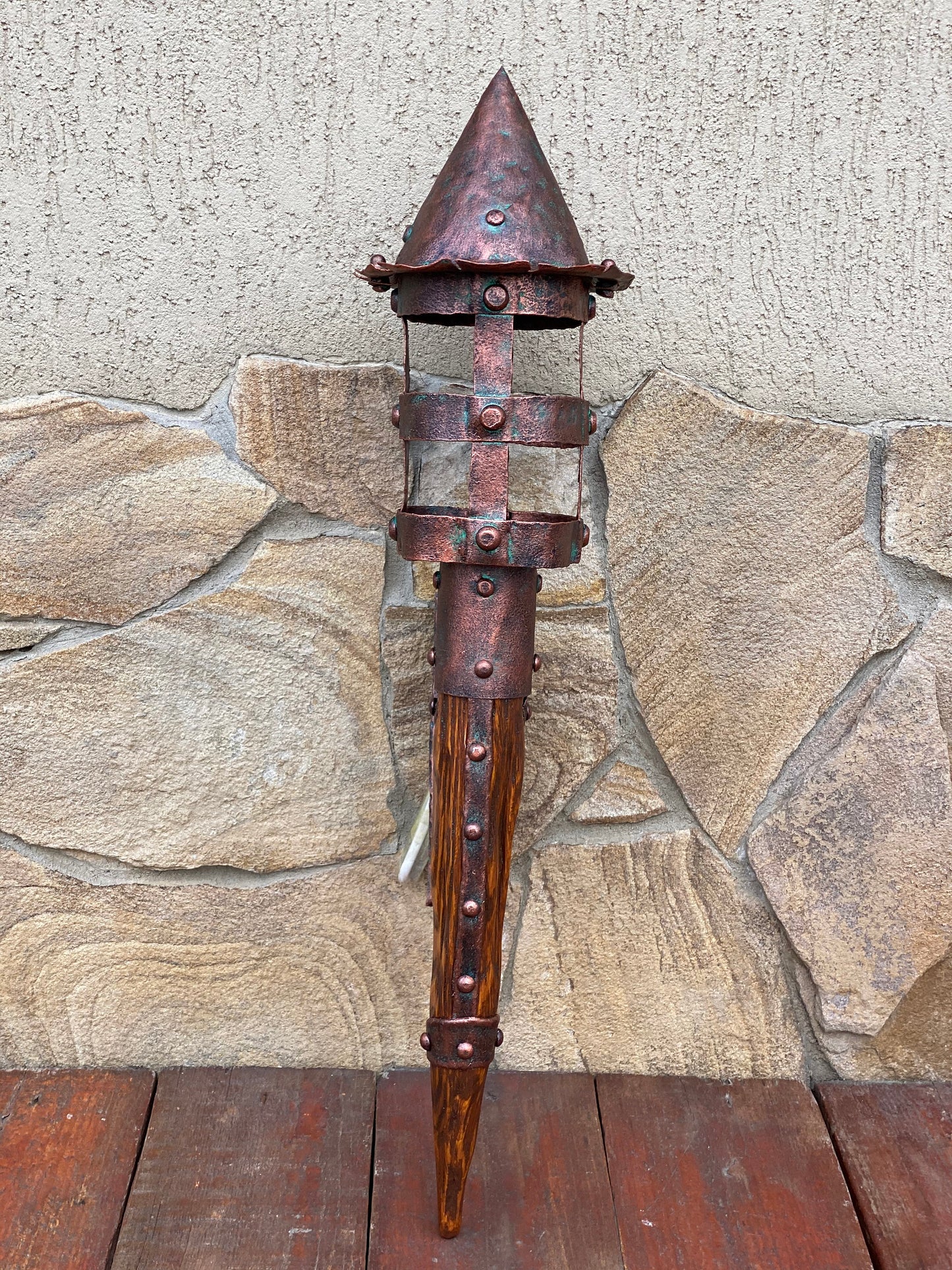 Medieval sconce, castle sconce, wall sconce, vintage, antique, midcentury, viking, rustic, Christmas,birthday,anniversary,knight,middle ages