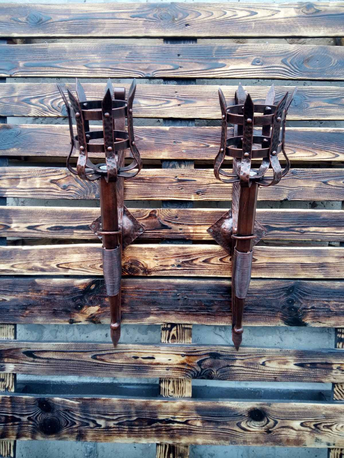 Medieval wall online sconces