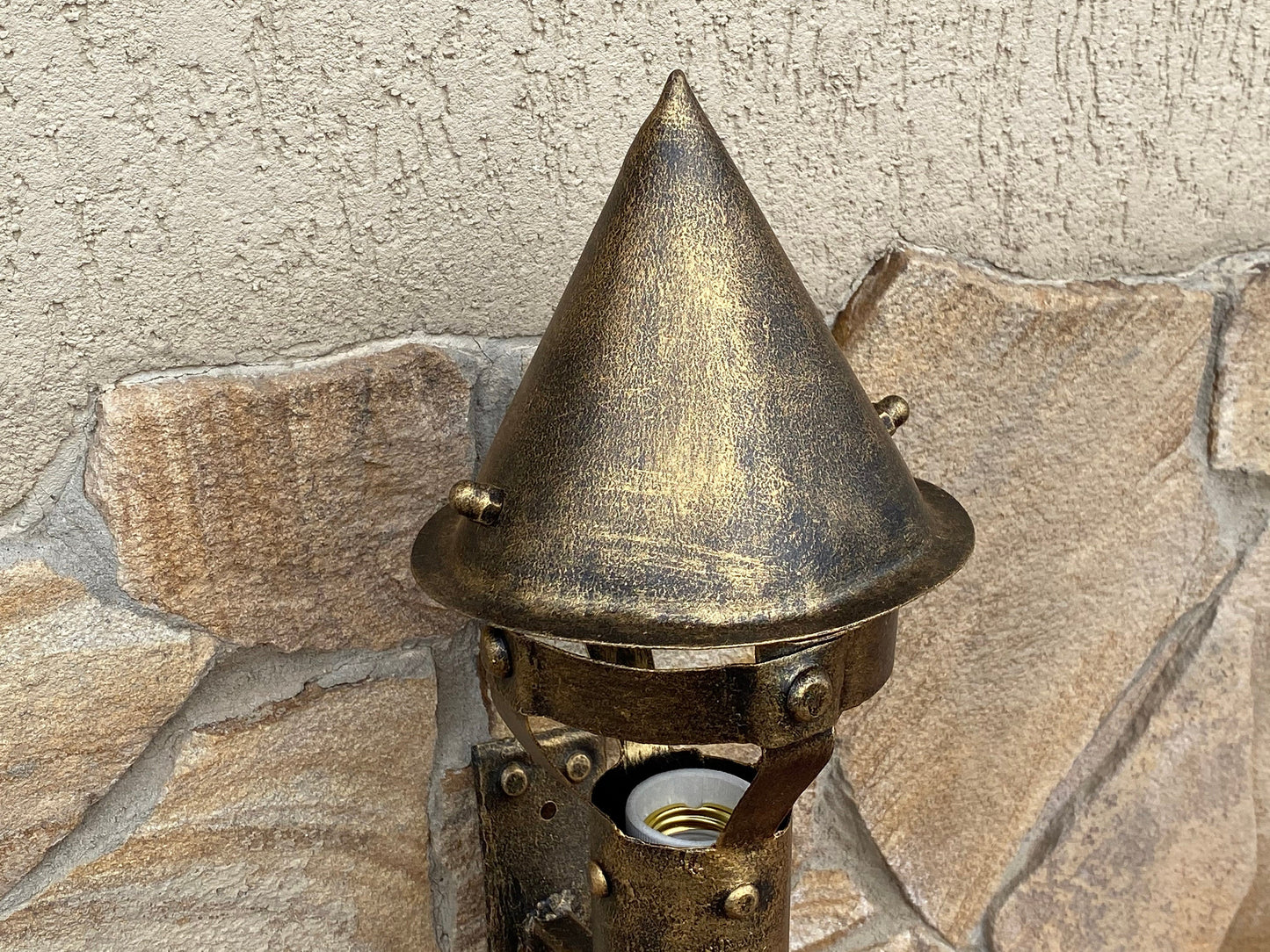 Medieval sconce, castle, medieval, viking, antique lamp, vintage light, porch lamp, new house gift, medieval interior, middle age, knight