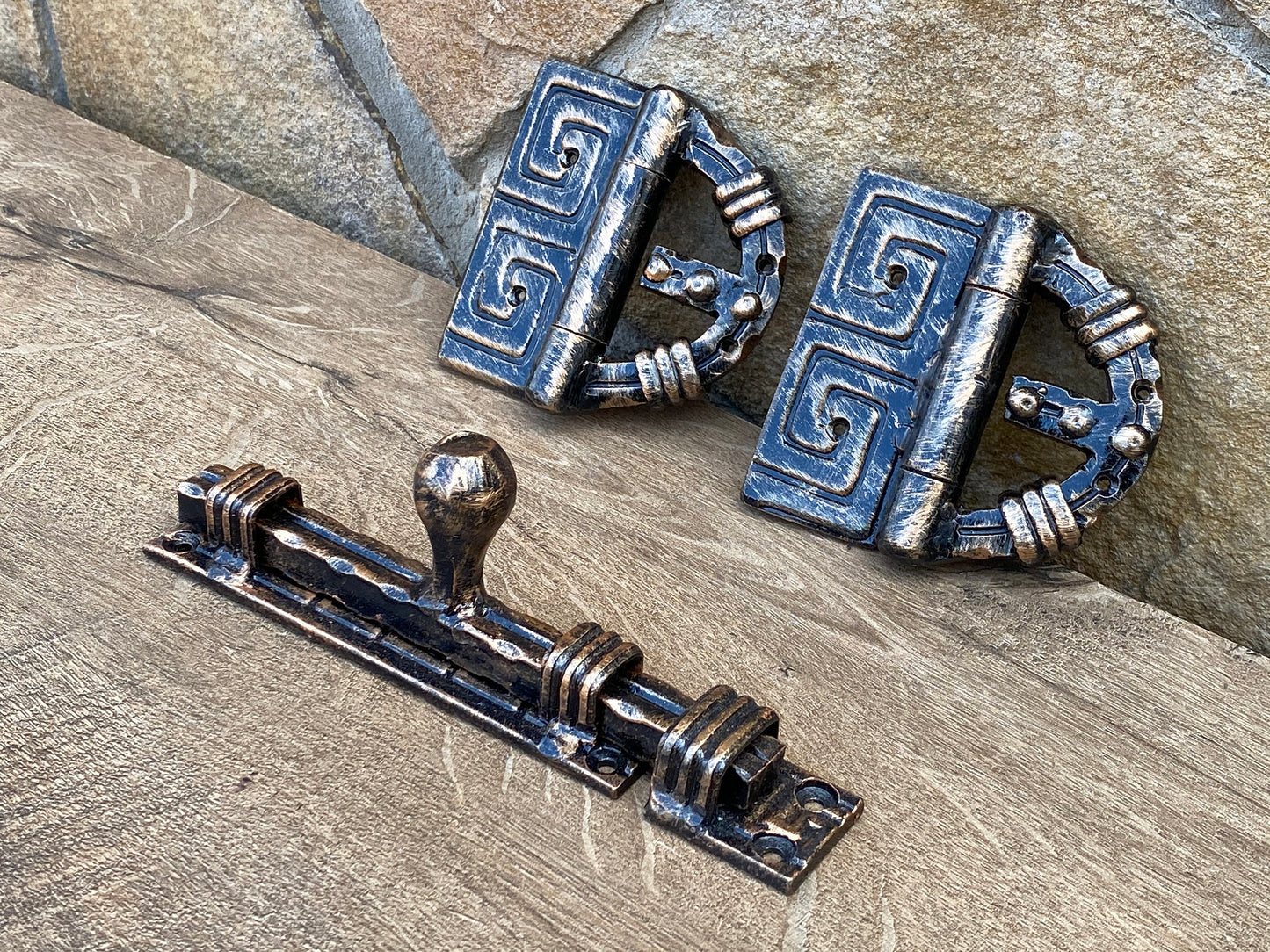 Hinges, latch, lock, door hinge, cabinet hinge, door hardware, hardware, door handle, barn door handle, door decor, vintage, medieval