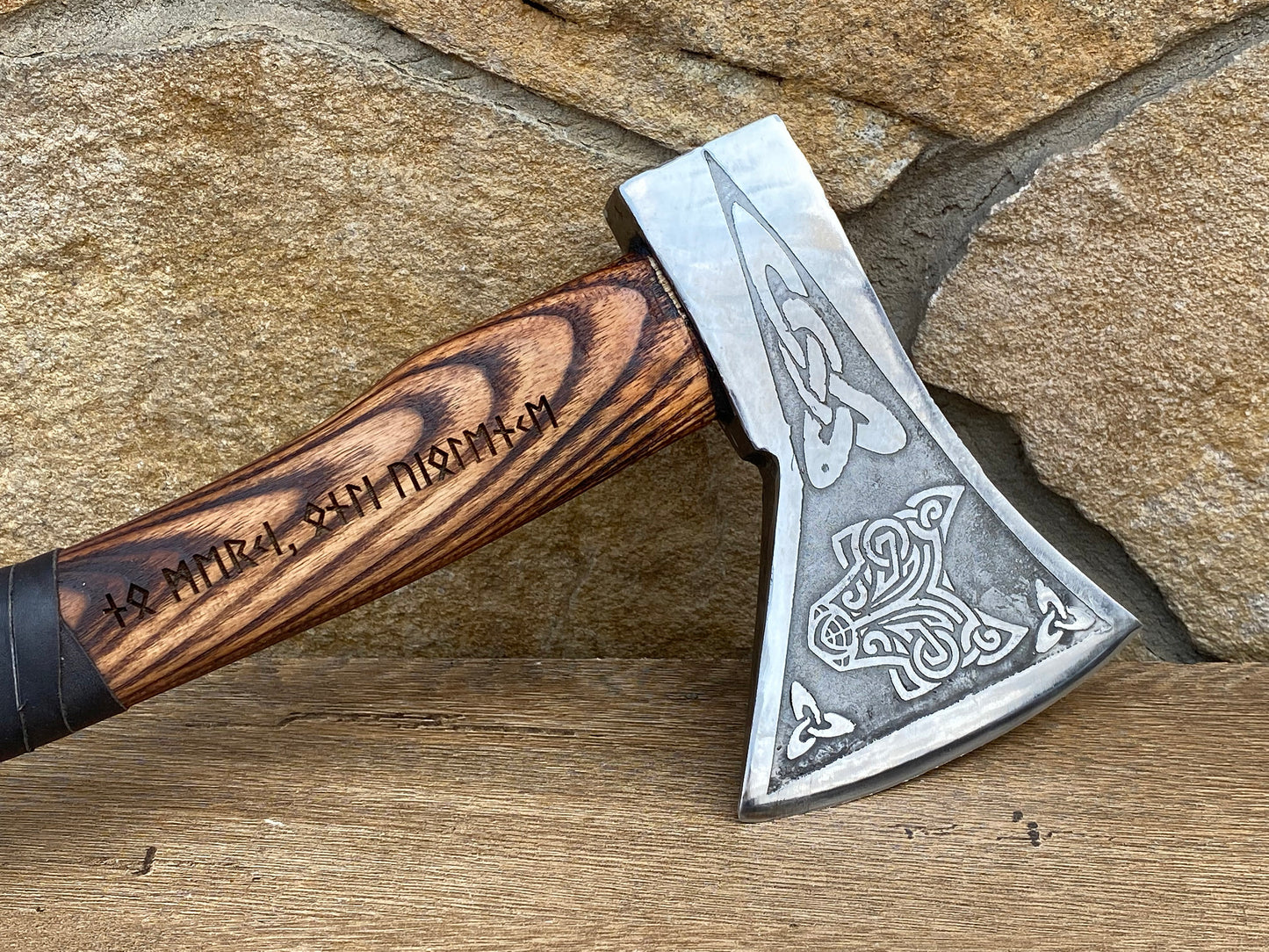 Viking axe, wolf, mens gifts, Celtic wolf, viking armor, runic, runes, runes decor, engraved runes, runic gift, birthday gift,Christmas gift