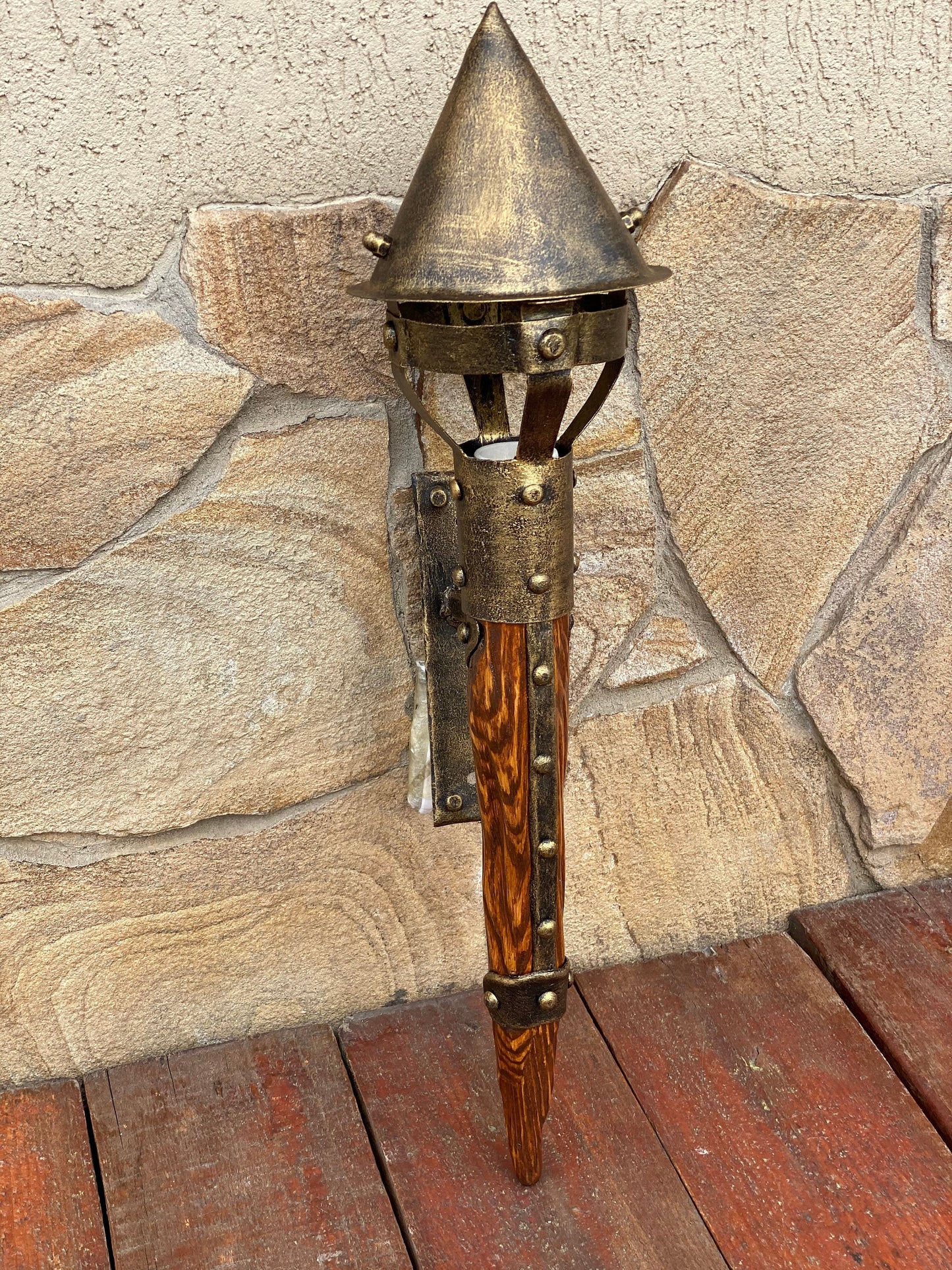 Medieval sconce, castle, medieval, viking, antique lamp, vintage light, porch lamp, new house gift, medieval interior, middle age, knight