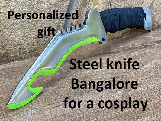 Bangalore, Apex Legends, Wraith heirloom knife, Kunai, steel gift, iron gift, birthday,Christmas,gift for men,knife, iron anniversary, knife