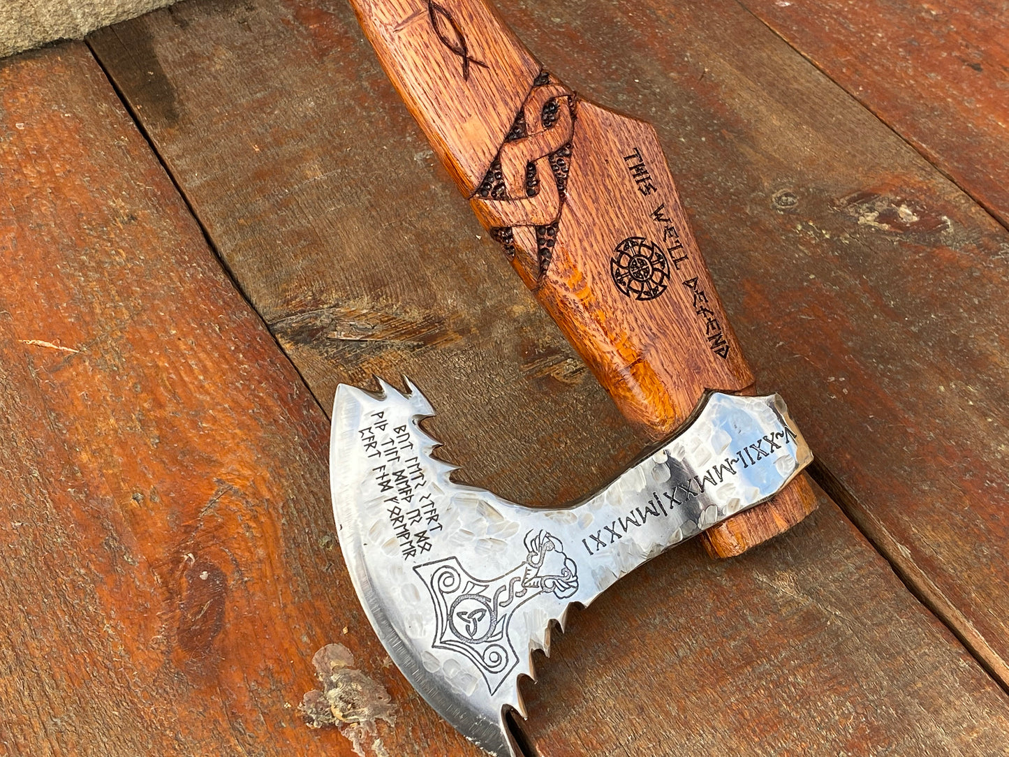 Runic axe, viking axe, axe, hatchet, birthday, anniversary, iron gift, mens gift, steel gift,christmas gift, engagement gift, wedding gift