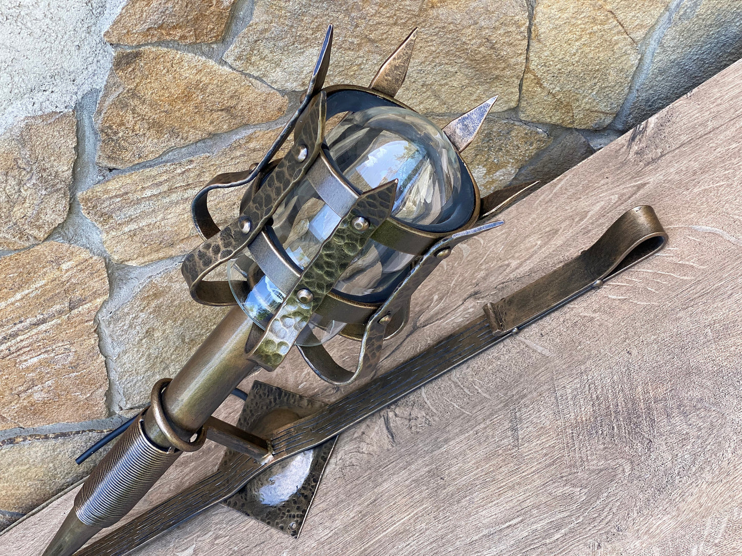 Outdoor sconce, outdoor light, outdoor lantern, wall sconce, torch, castle, medieval, room decor, man cave, viking, Christmas, birthday
