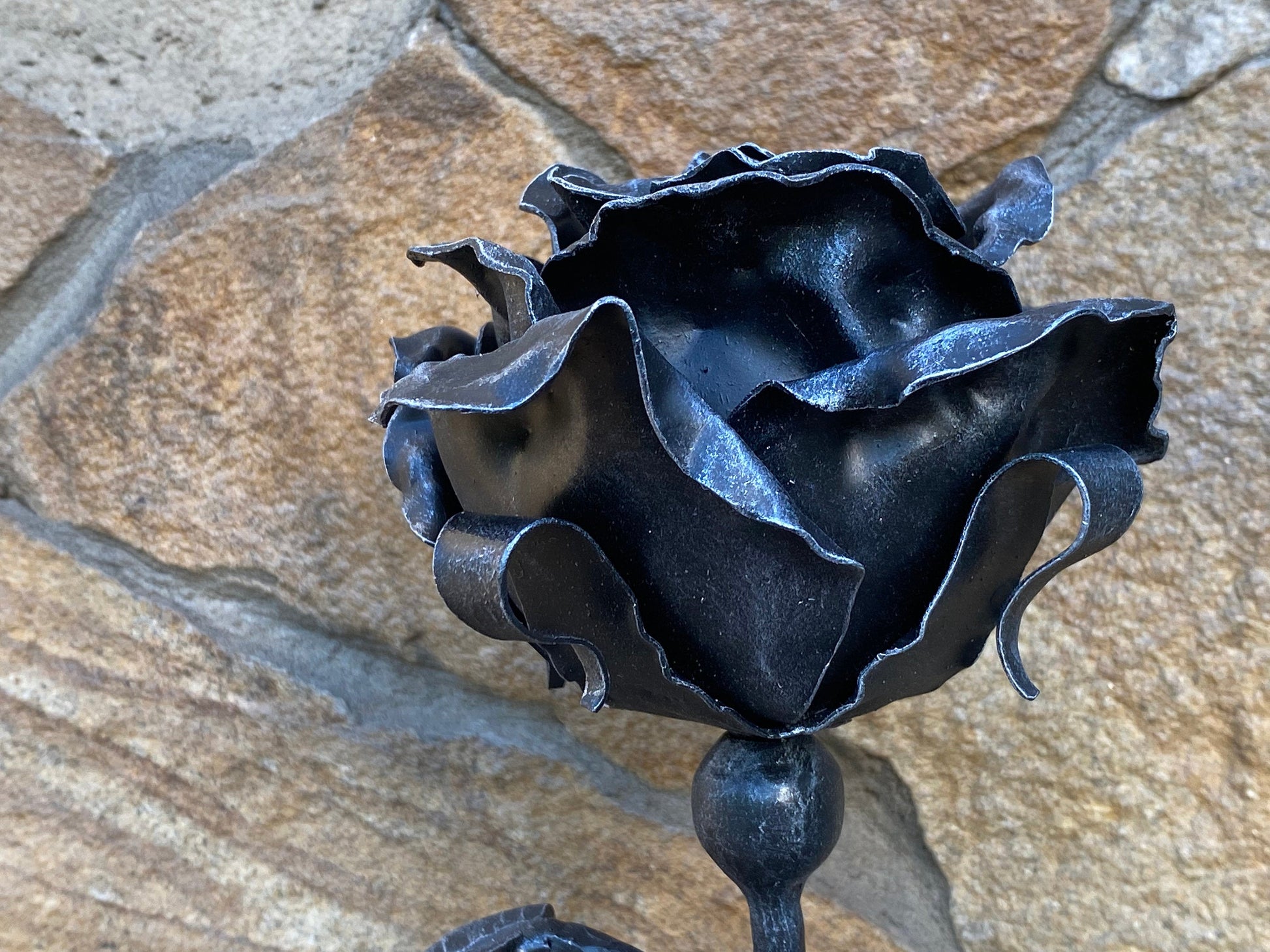 Hand forged rose, engagement, gift for couple, anniversary, wedding anniversary, wedding gift, iton gift for her, birthday, Christmas, wife