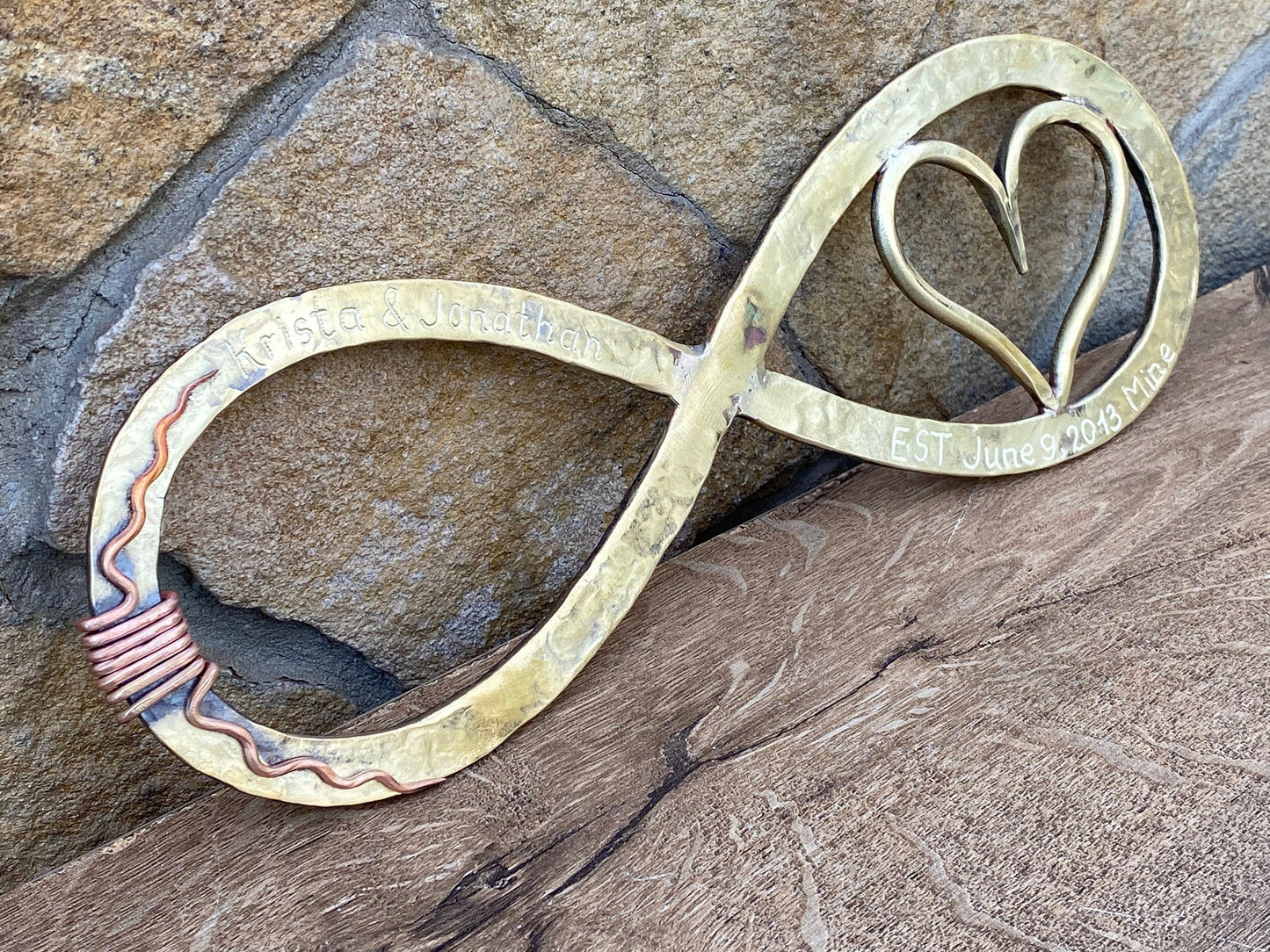 Bronze gift, bronze infinity sign, 19th anniversary, bronze jewelry, Bronze Age, bronze gift for her,8th anniversary gift,bronze anniversary