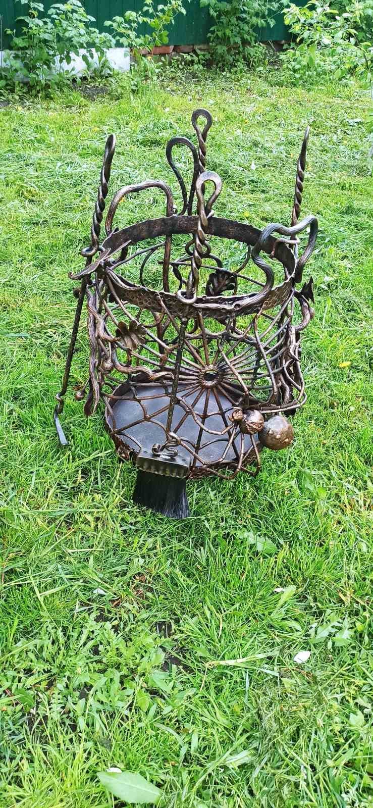 Firewood holder, log basket, firewood basket, spider, mens gift, fireplace decor, Christmas, birthday, anniversary gift, Fathers Day, daddy