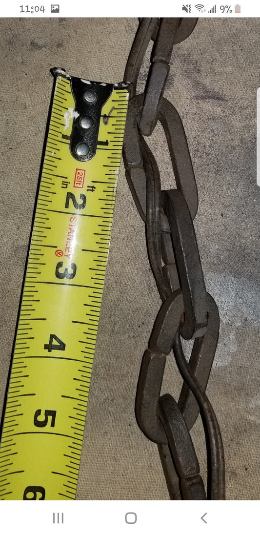 Custom lisiting: hand forged chain - 3 ft