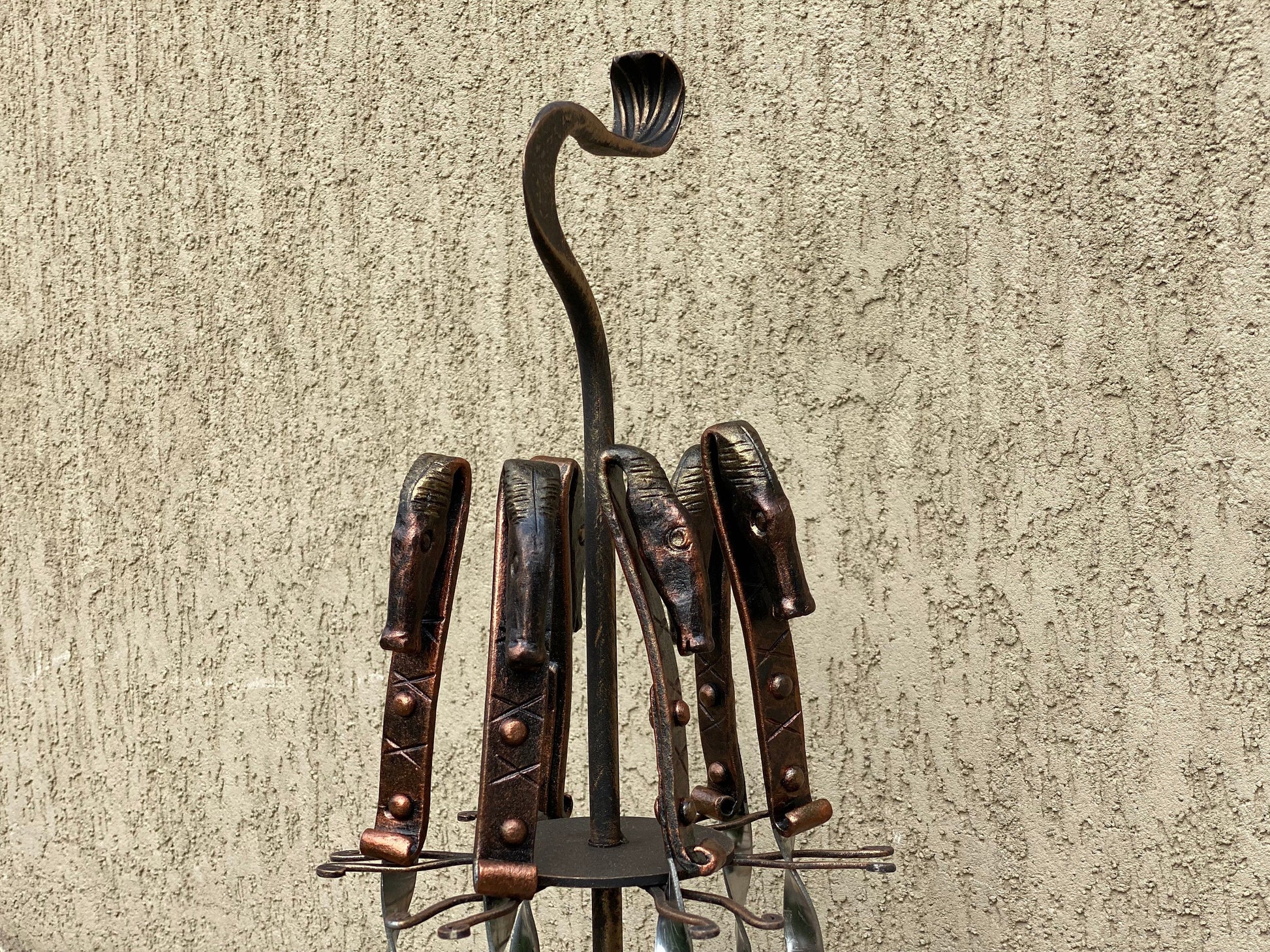 Skewers, steel gift, anniversary gift, grill accessories, barbecue, BBQ, Christmas, birthday, mens gift, horse decor, horse head, horse gift